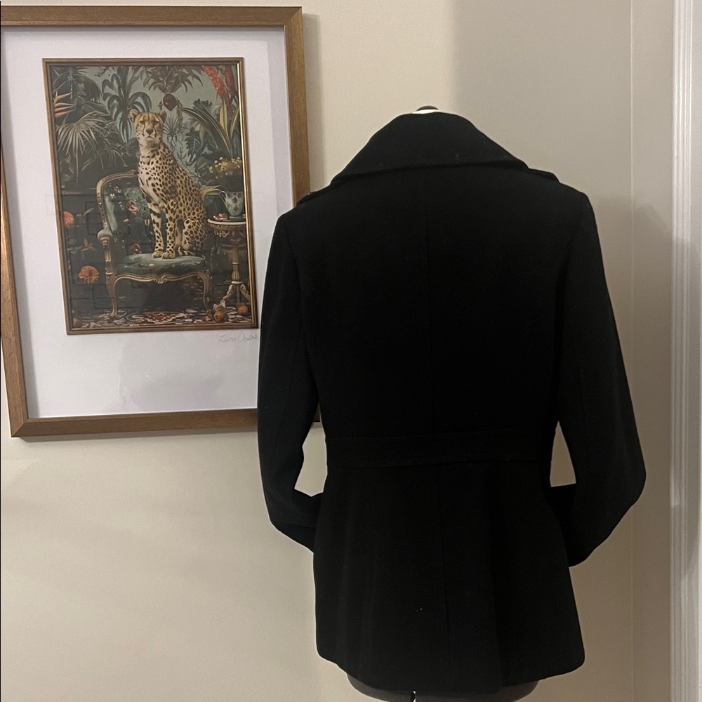 MICHAEL Michael Kors Black Pea Coat - Picture 4 of 7